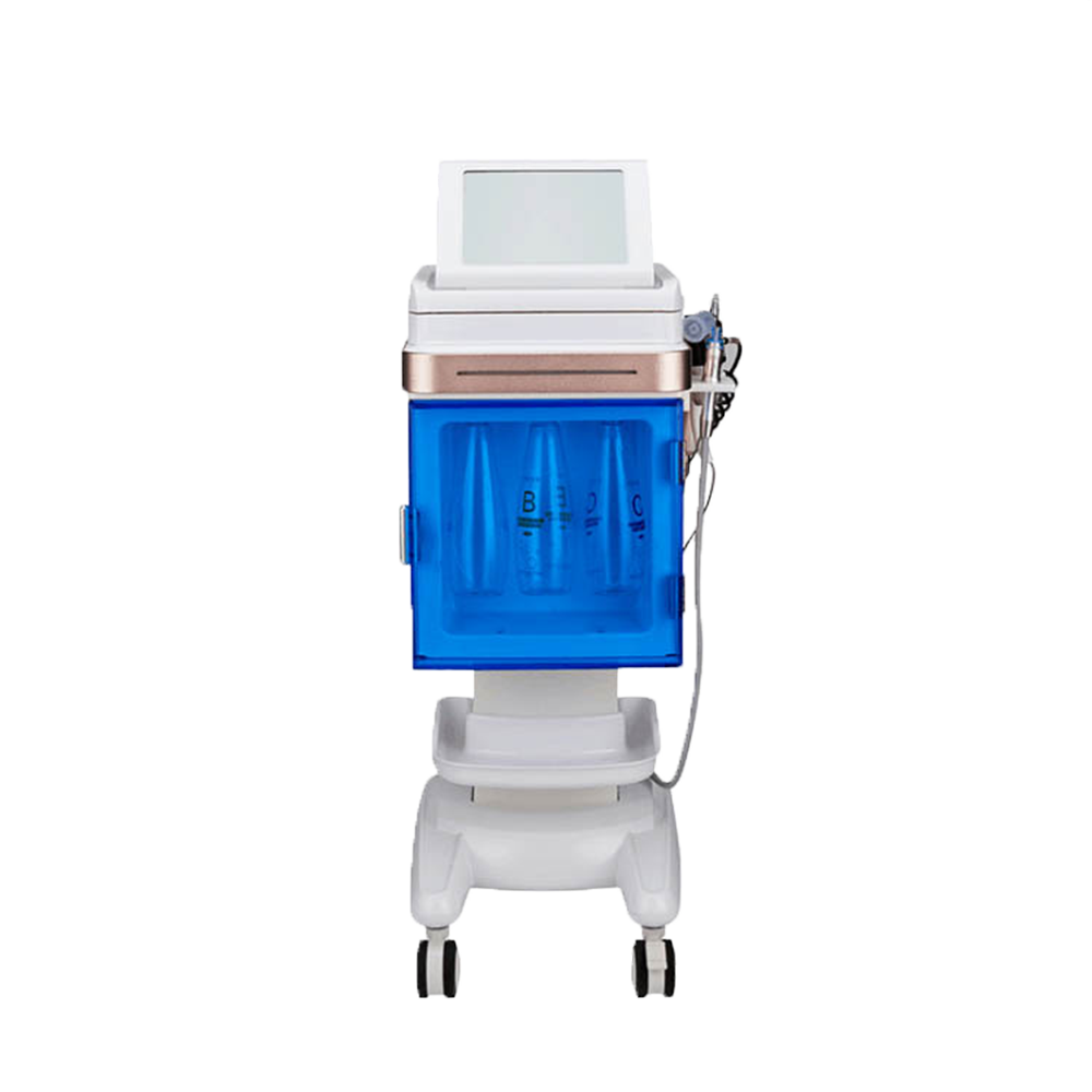 六合一超微冰锤小气泡通过真空负压形成 该美容仪器是深层清洁皮肤